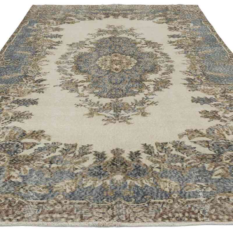 Alfombra Vintage Turca Anudada a Mano - 179 cm x 307 cm - K0067420