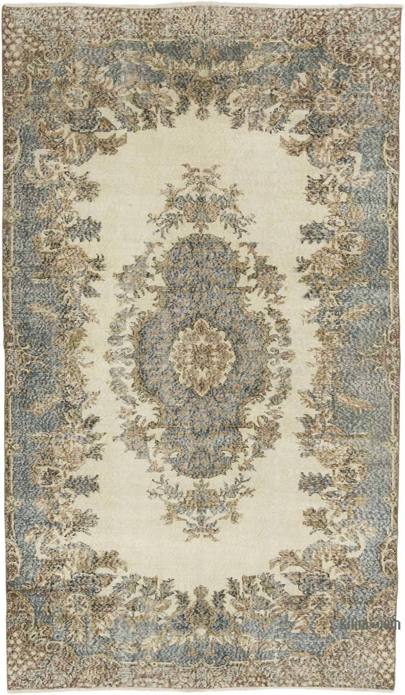 Alfombra Vintage Turca Anudada a Mano - 179 cm x 307 cm - K0067420