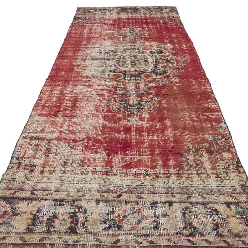 El Dokuma Vintage Halı - 112 cm x 333 cm - K0067422