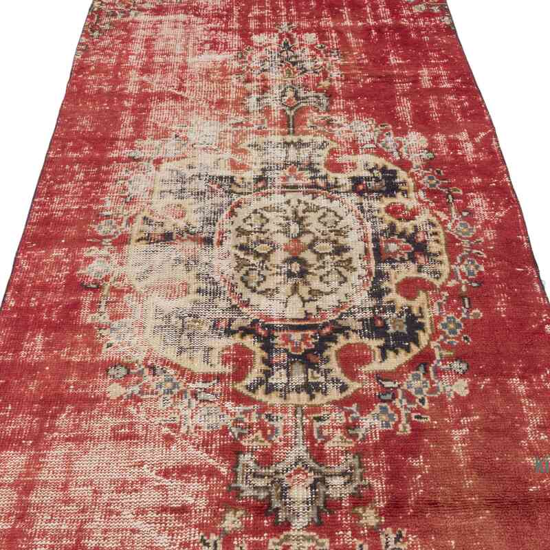 El Dokuma Vintage Halı - 112 cm x 333 cm - K0067422