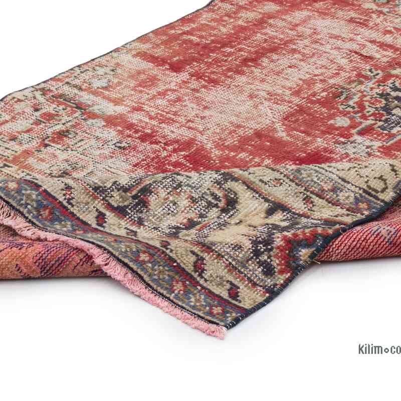 El Dokuma Vintage Halı - 112 cm x 333 cm - K0067422