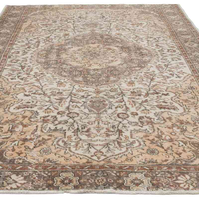 Alfombra Vintage Turca Anudada a Mano - 177 cm x 250 cm - K0067427