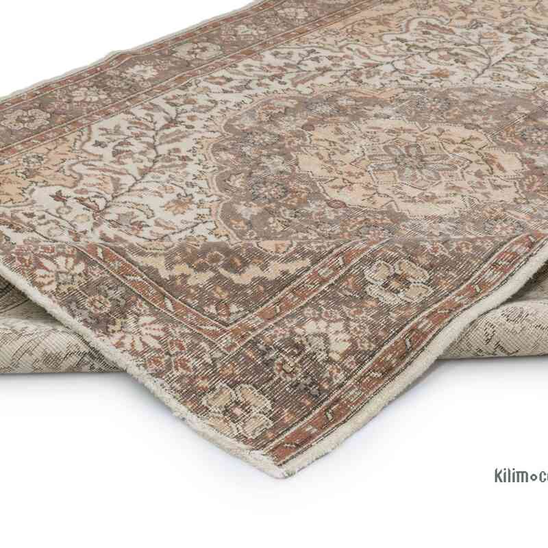 Alfombra Vintage Turca Anudada a Mano - 177 cm x 250 cm - K0067427