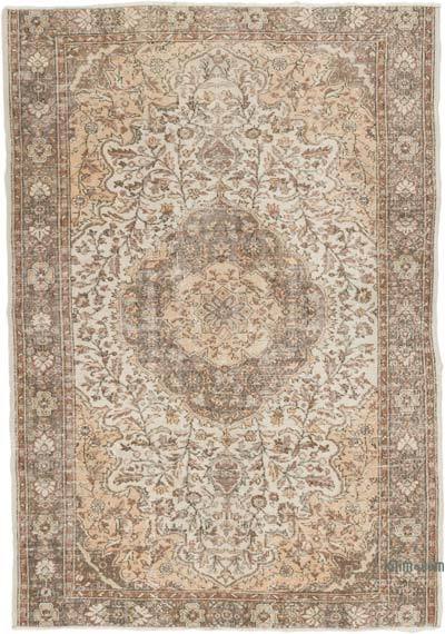 Alfombra Vintage Turca Anudada a Mano - 177 cm x 250 cm