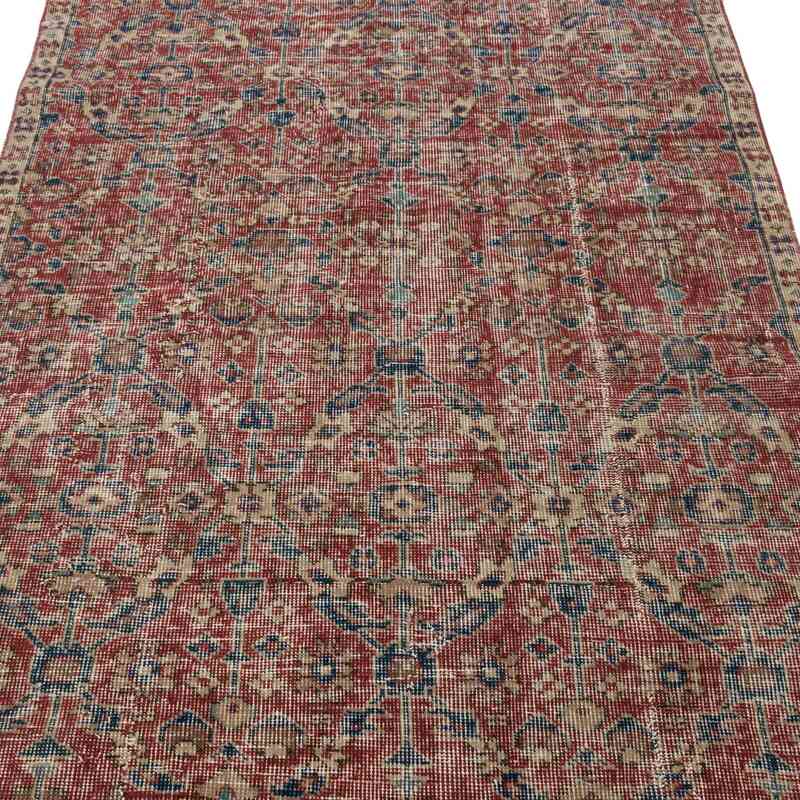 El Dokuma Vintage Halı - 114 cm x 201 cm - K0067435