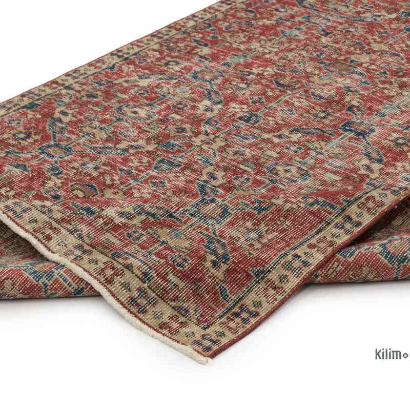 El Dokuma Vintage Halı - 114 cm x 201 cm - K0067435