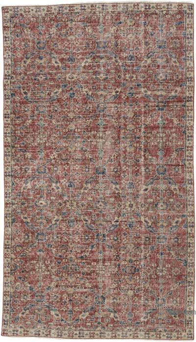 El Dokuma Vintage Halı - 114 cm x 201 cm