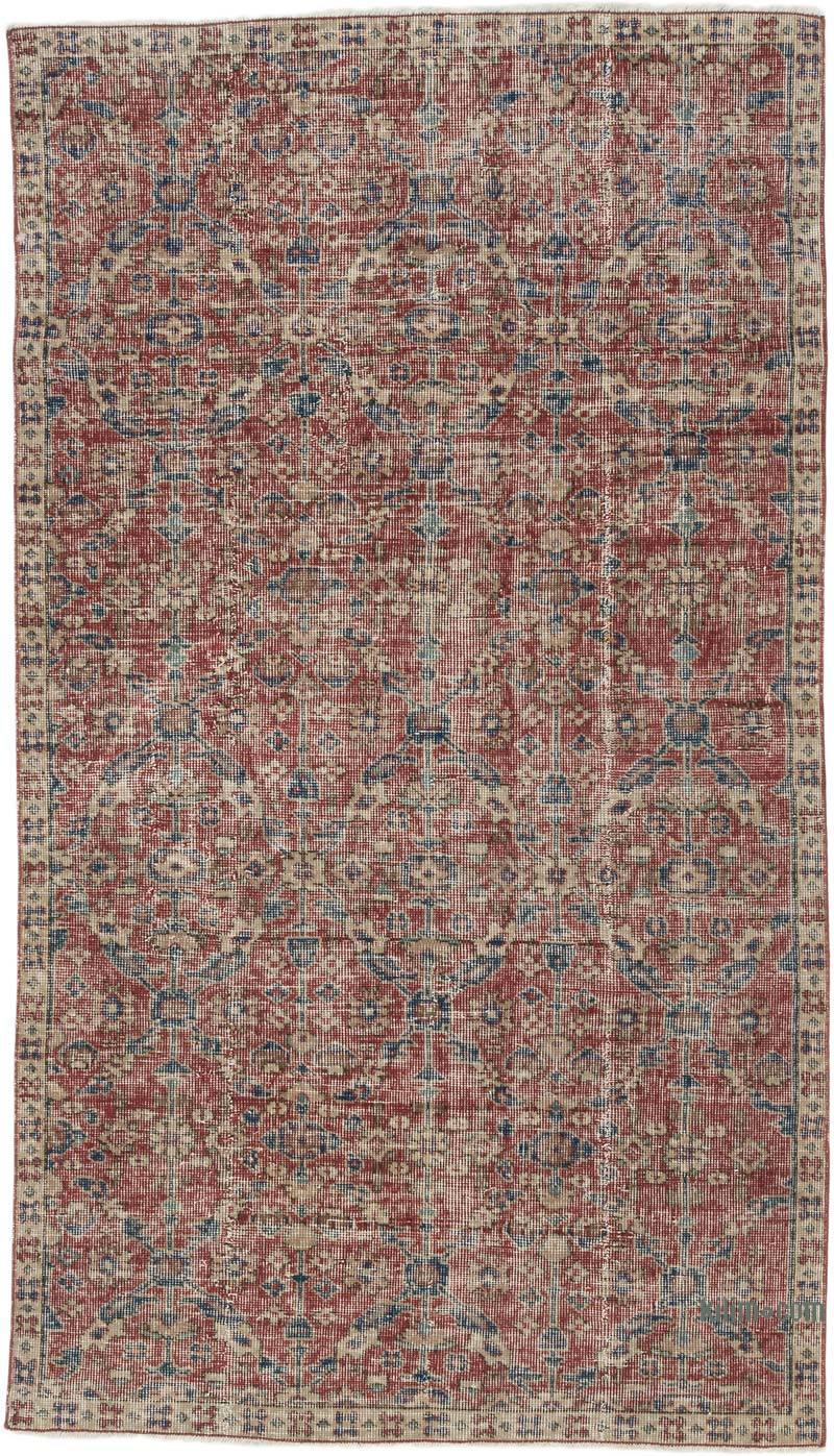 El Dokuma Vintage Halı - 114 cm x 201 cm - K0067435