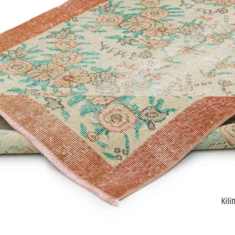 El Dokuma Vintage Halı - 106 cm x 193 cm - K0067441