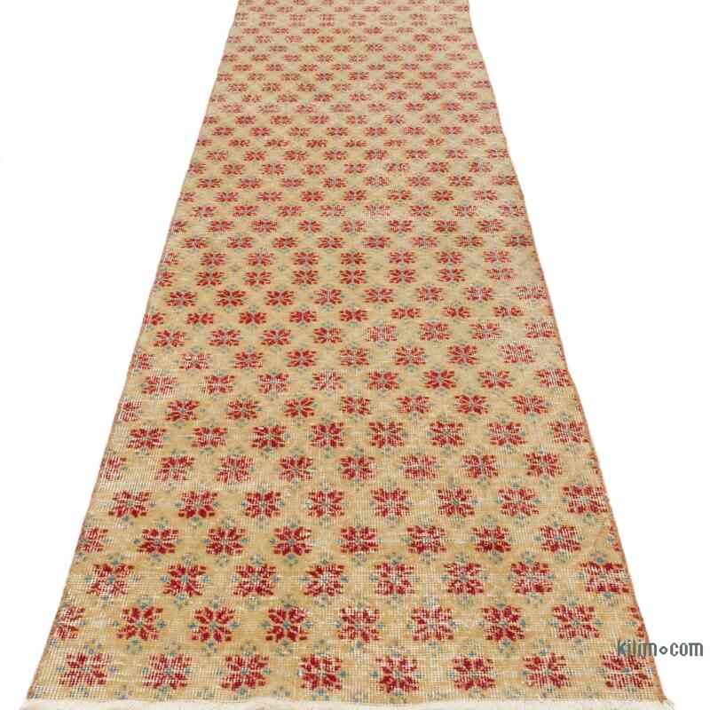 Alfombra Vintage Turca Anudada a Mano - 71 cm x 274 cm - K0067445
