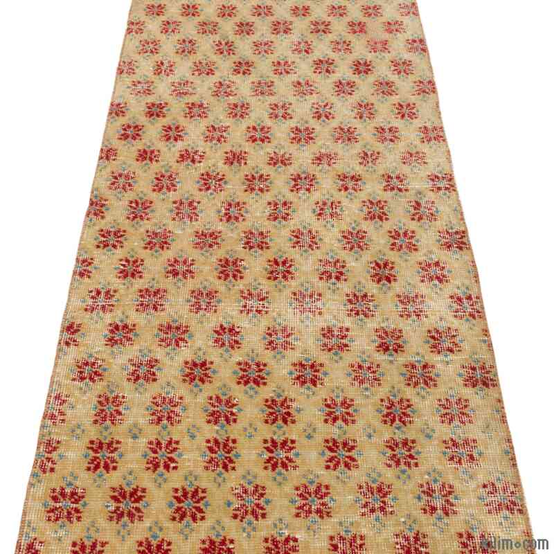 Alfombra Vintage Turca Anudada a Mano - 71 cm x 274 cm - K0067445