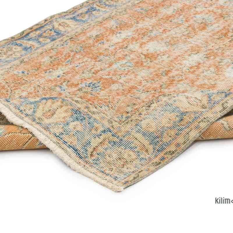 Alfombra Vintage Turca Anudada a Mano - 117 cm x 209 cm - K0067446
