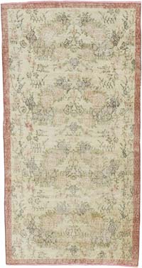 El Dokuma Vintage Halı - 101 cm x 189 cm