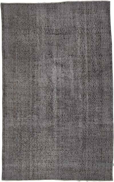 Over-dyed Vintage Hand-Knotted Turkish Rug - 5' 4" x 8' 6" (64 in. x 102 in.)