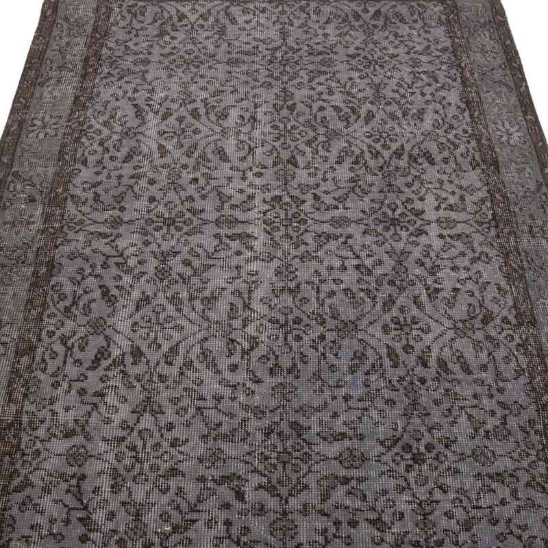 Alfombra Turca Vintage Sobre-teñida - 121 cm x 203 cm - K0067471