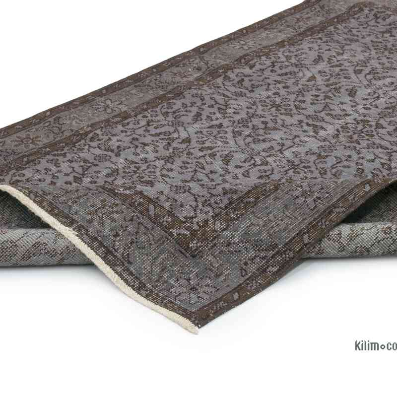 Alfombra Turca Vintage Sobre-teñida - 121 cm x 203 cm - K0067471