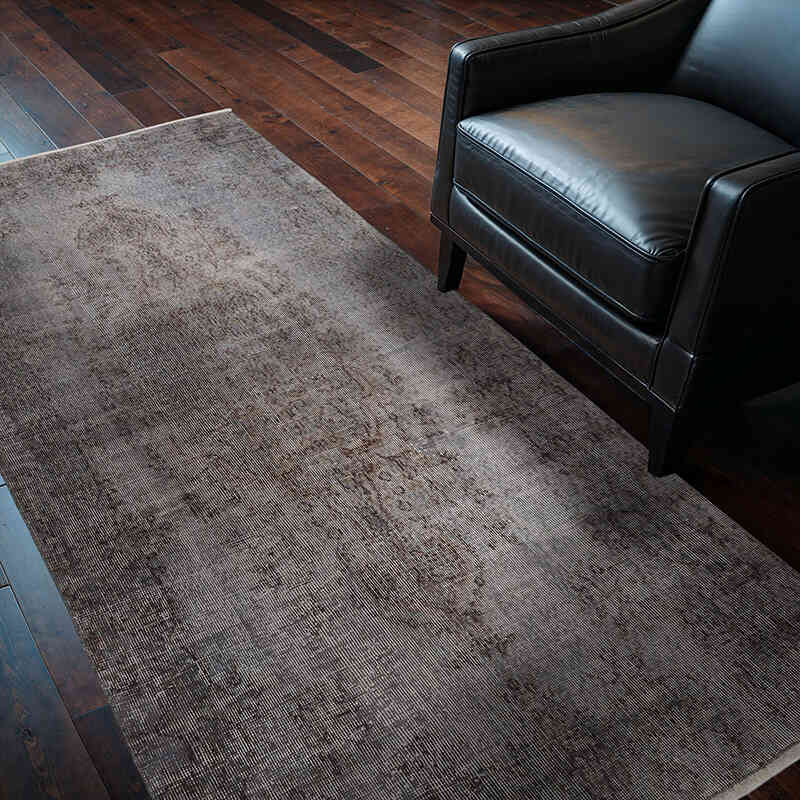 Alfombra Turca Vintage Sobre-teñida - 116 cm x 213 cm - K0067472