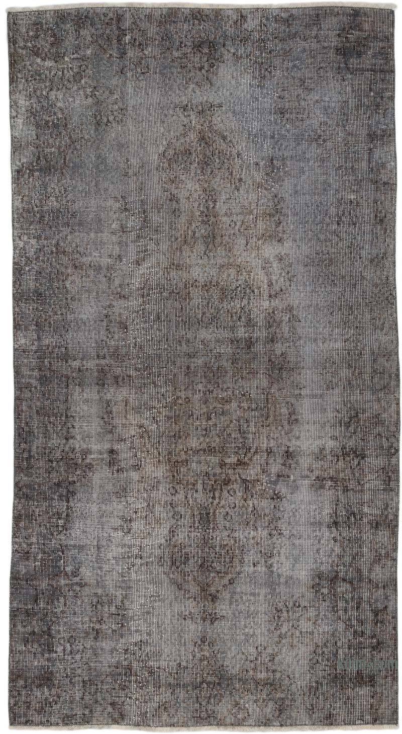 Alfombra Turca Vintage Sobre-teñida - 116 cm x 213 cm - K0067472