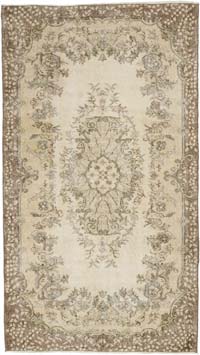 Vintage Turkish Hand-Knotted Rug - 3' 11" x 6' 11" (47" x 83")