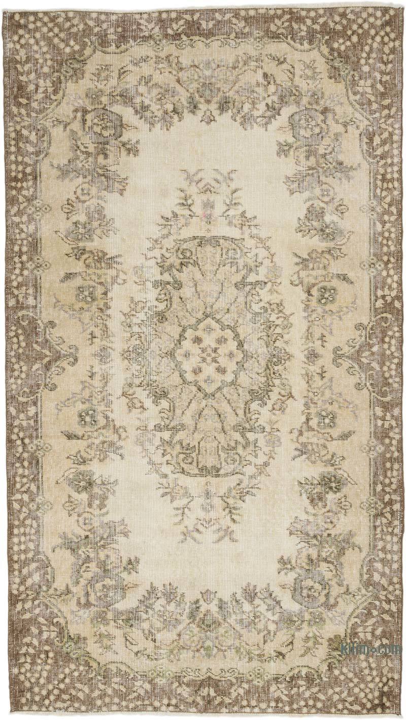 Alfombra Vintage Turca Anudada a Mano - 119 cm x 210 cm - K0067475