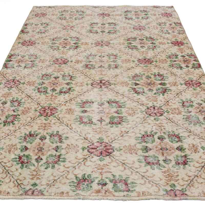 Vintage Turkish Hand-Knotted Rug - 3' 11" x 6' 9" (47" x 81") - K0067478