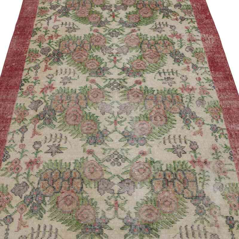 Alfombra Vintage Turca Anudada a Mano - 110 cm x 196 cm - K0067479