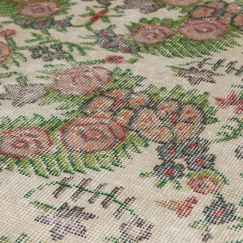 Alfombra Vintage Turca Anudada a Mano - 110 cm x 196 cm - K0067479