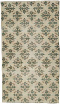 Alfombra Vintage Turca Anudada a Mano - 119 cm x 205 cm