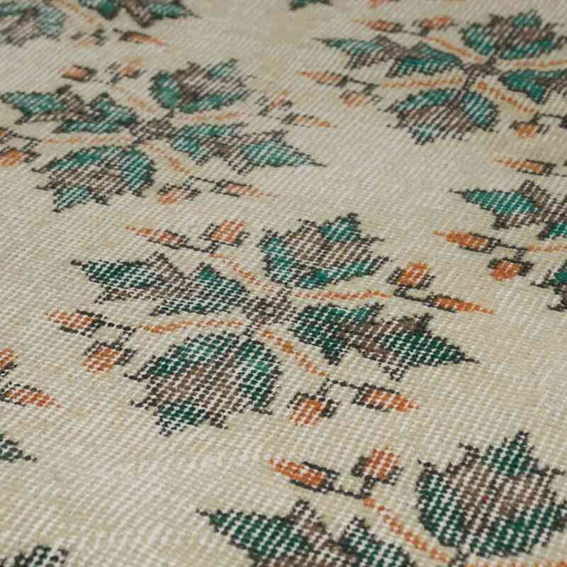 Alfombra Vintage Turca Anudada a Mano - 119 cm x 205 cm - K0067483