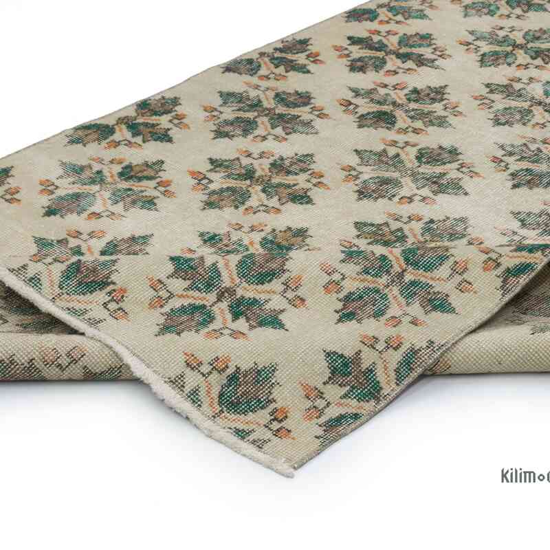 Alfombra Vintage Turca Anudada a Mano - 119 cm x 205 cm - K0067483