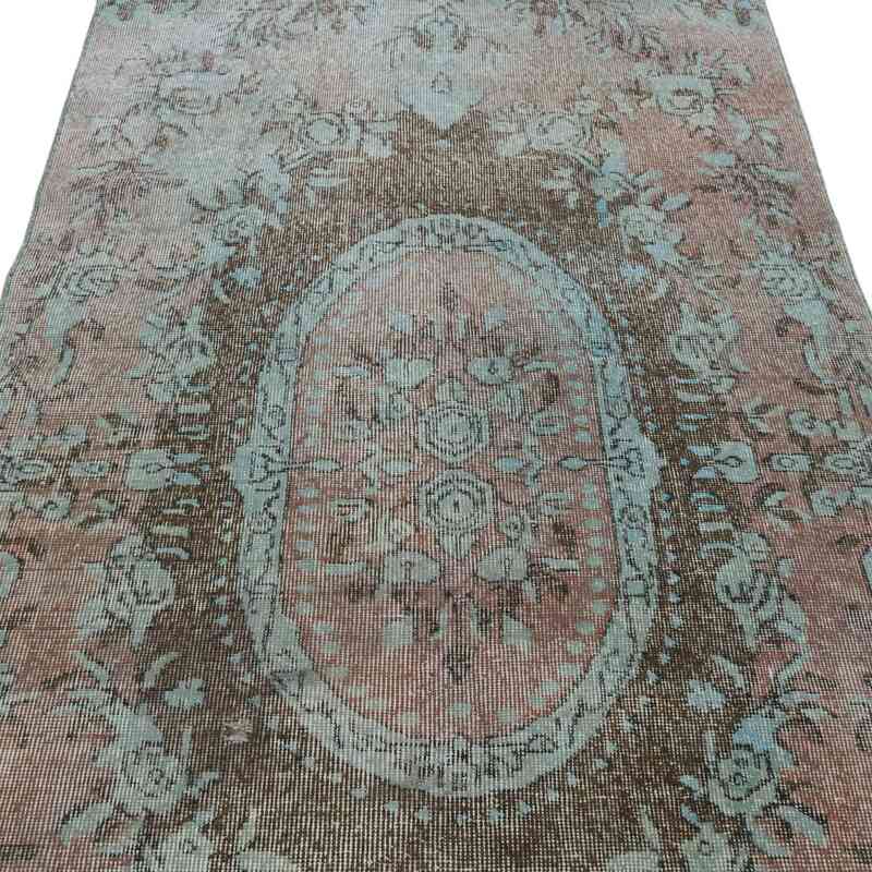 Alfombra Turca Vintage Sobre-teñida - 125 cm x 278 cm - K0067484