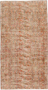 Vintage Turkish Hand-Knotted Rug - 3' 7" x 6' 9" (43" x 81")