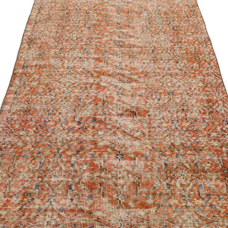 Alfombra Vintage Turca Anudada a Mano - 110 cm x 205 cm - K0067485