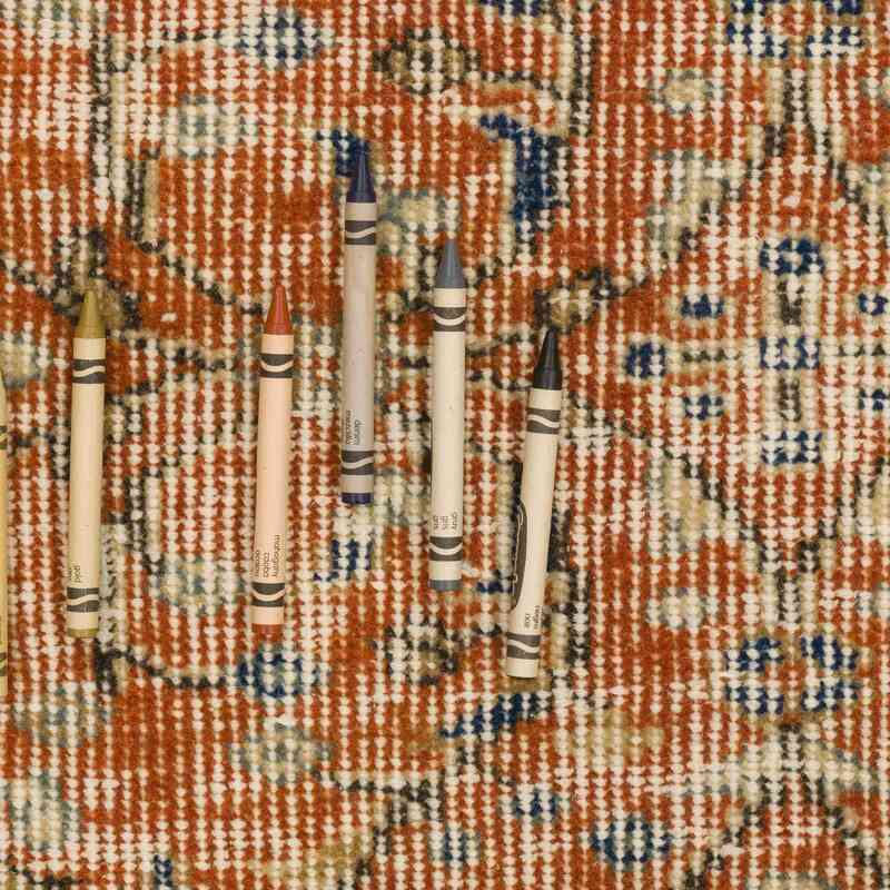 Alfombra Vintage Turca Anudada a Mano - 110 cm x 205 cm - K0067485
