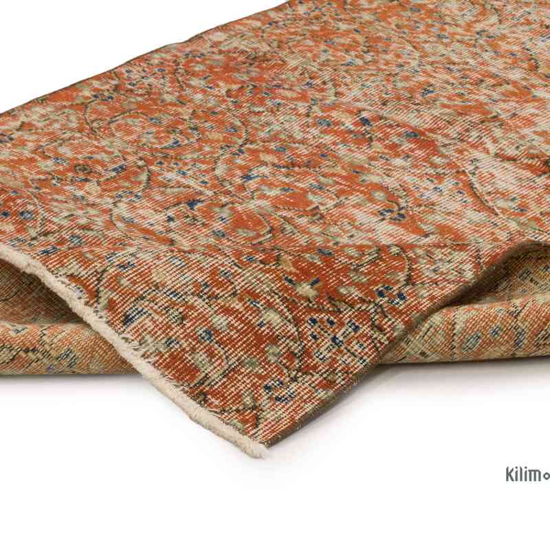 Alfombra Vintage Turca Anudada a Mano - 110 cm x 205 cm - K0067485