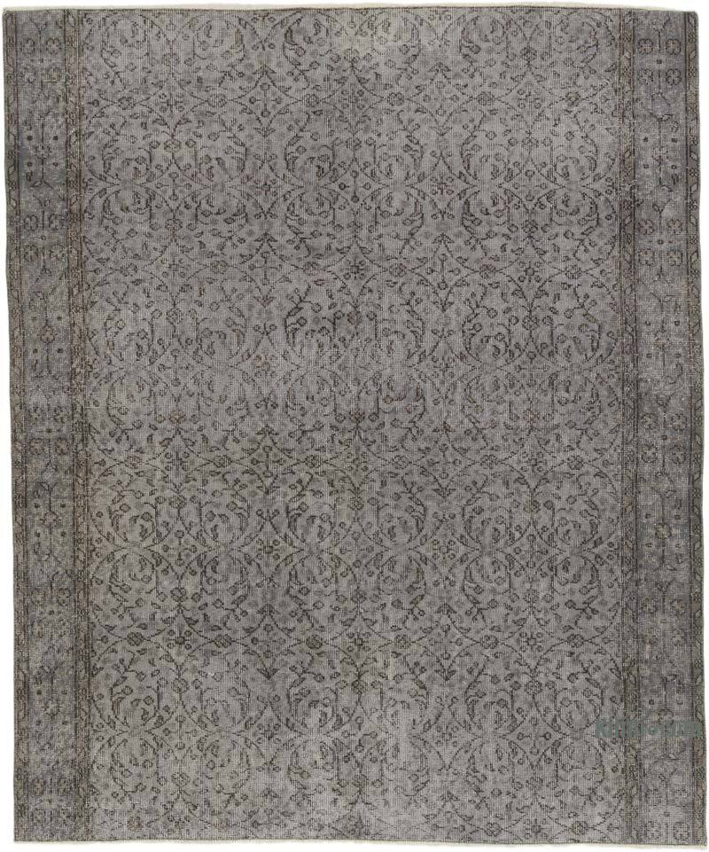 Alfombra Turca Vintage Sobre-teñida - 181 cm x 217 cm - K0067486