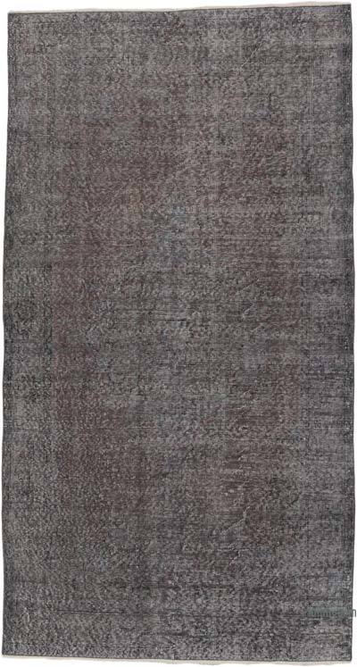 Over-dyed Vintage Hand-Knotted Turkish Rug - 4' 4" x 8'  (52 in. x 96 in.)
