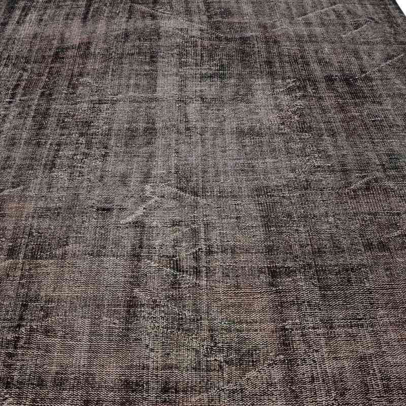 Over-dyed Vintage Hand-Knotted Turkish Rug - 6' 4" x 8' 9" (76" x 105") - K0067496
