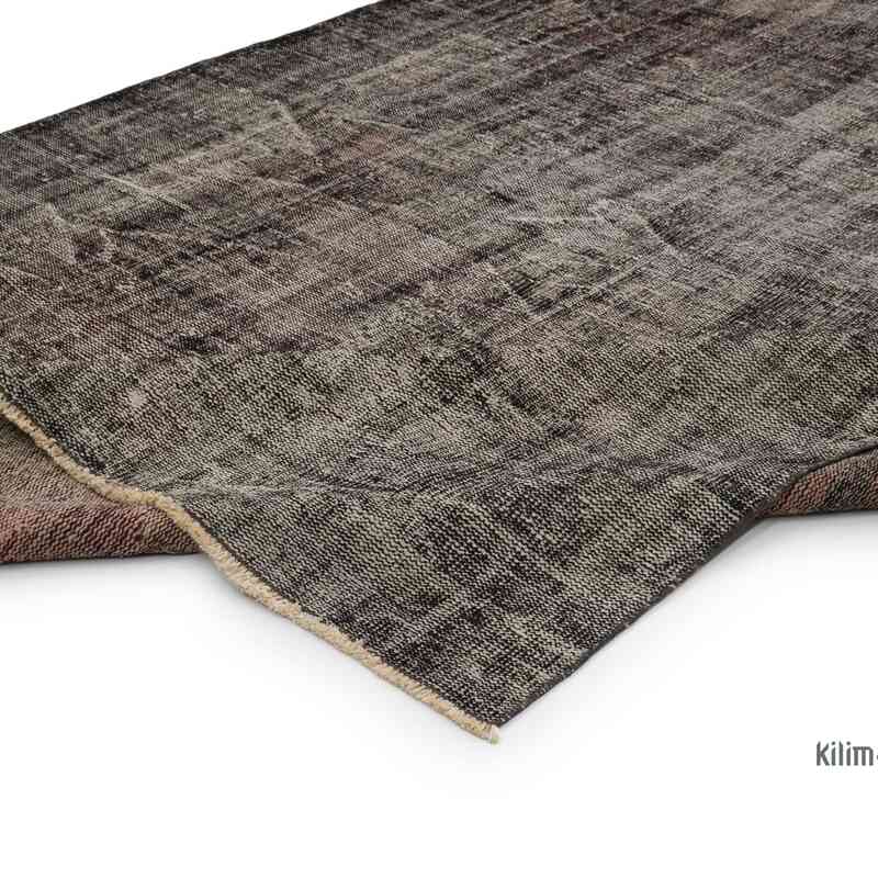 Over-dyed Vintage Hand-Knotted Turkish Rug - 6' 4" x 8' 9" (76" x 105") - K0067496