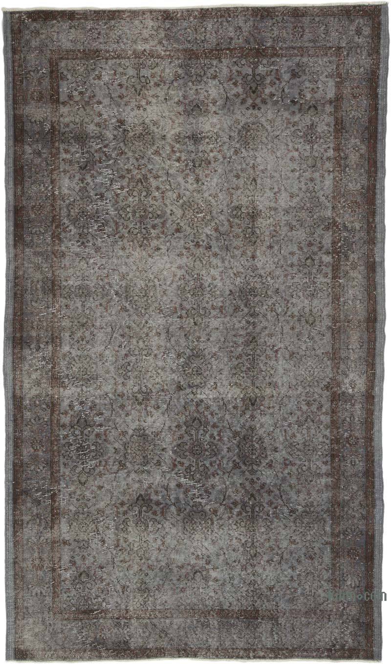 Alfombra Turca Vintage Sobre-teñida - 177 cm x 301 cm - K0067500