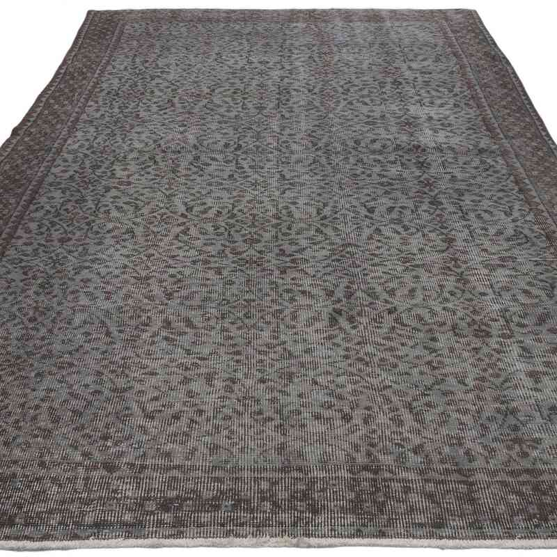 Over-dyed Vintage Hand-Knotted Turkish Rug - 5' 9" x 9' 9" (69" x 117") - K0067501