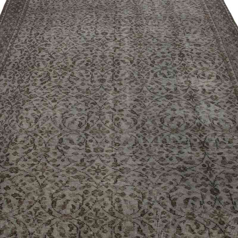 Over-dyed Vintage Hand-Knotted Turkish Rug - 5' 9" x 9' 9" (69" x 117") - K0067501