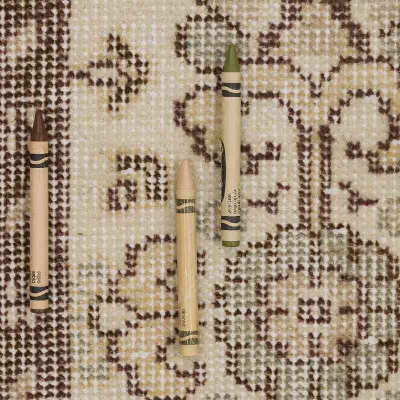 Alfombra Vintage Turca Anudada a Mano - 189 cm x 305 cm - K0067502