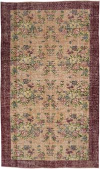 Alfombra Vintage Turca Anudada a Mano - 149 cm x 249 cm
