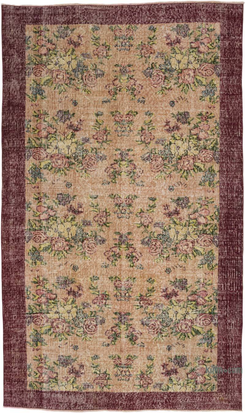 Alfombra Vintage Turca Anudada a Mano - 149 cm x 249 cm - K0067504