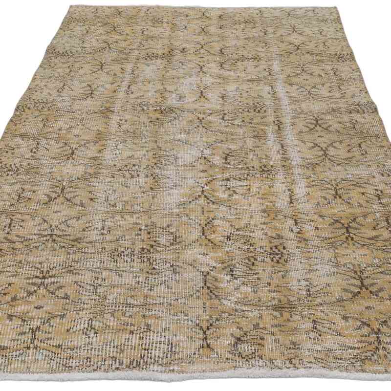 Alfombra Vintage Turca Anudada a Mano - 116 cm x 201 cm - K0067506