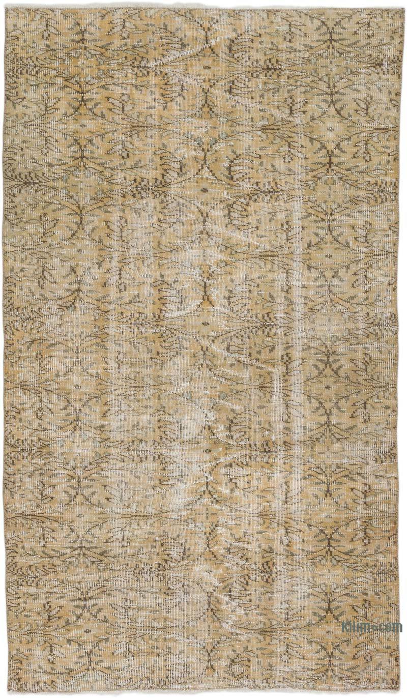 Alfombra Vintage Turca Anudada a Mano - 116 cm x 201 cm - K0067506