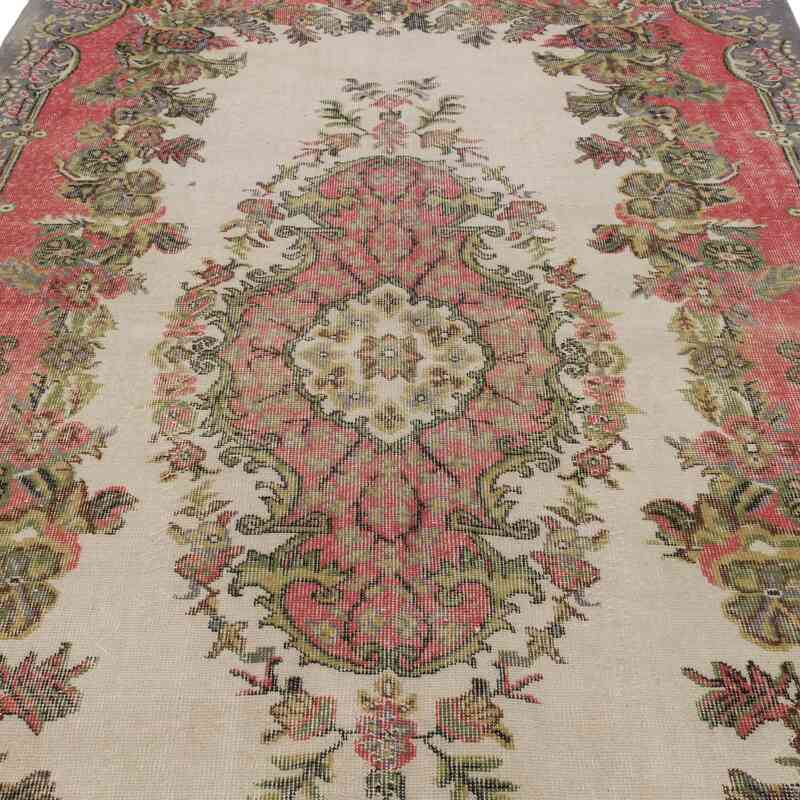 Vintage Turkish Hand-Knotted Rug - 6'  x 9' 5" (72" x 113") - K0067507