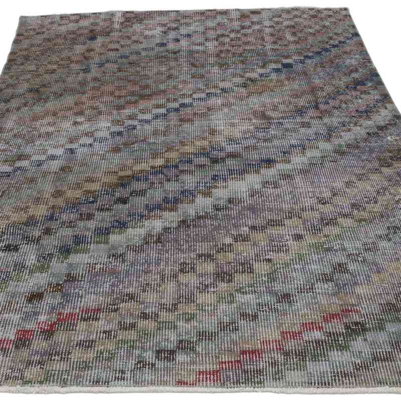 El Dokuma Vintage Halı - 123 cm x 181 cm - K0067511