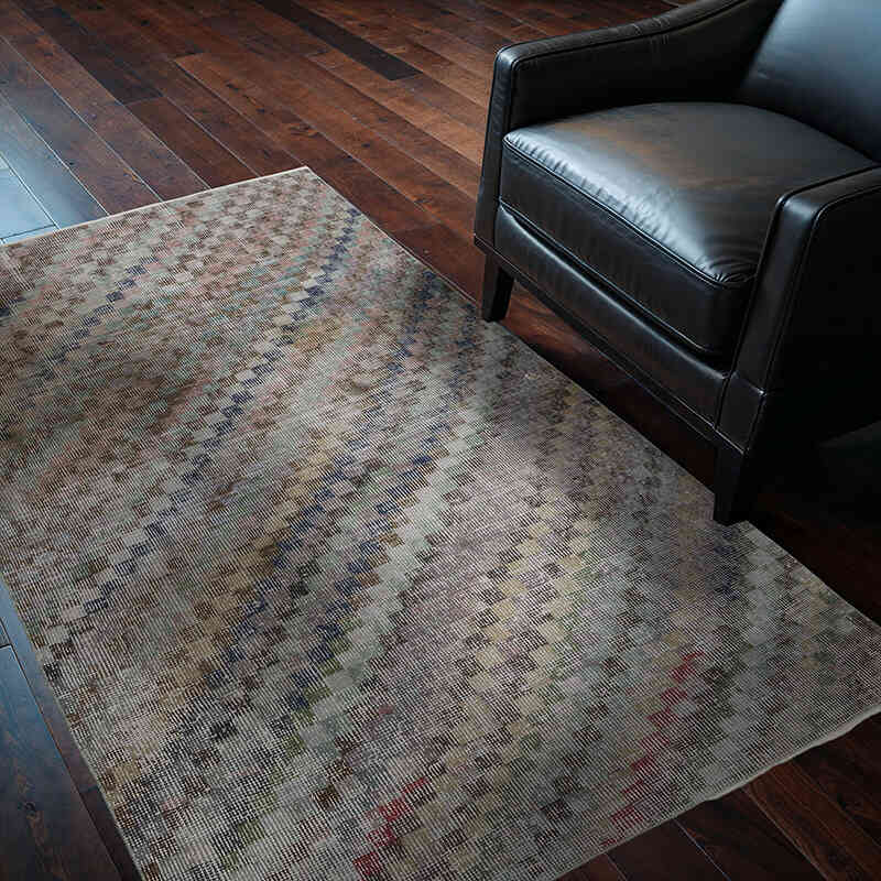 El Dokuma Vintage Halı - 123 cm x 181 cm - K0067511